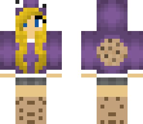 purple girl cookie monster