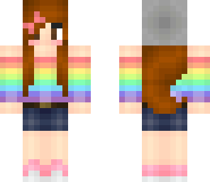 cute rainbow girl
