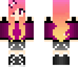 violet goth thing girl