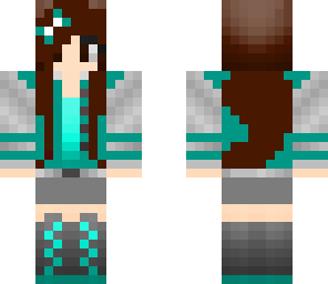 blue college girl