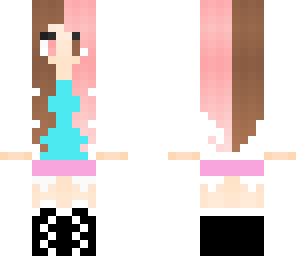 strawberry and chocolate ice cream girl