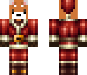 red panda santa