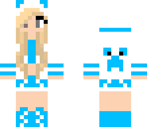 blue creeper girl