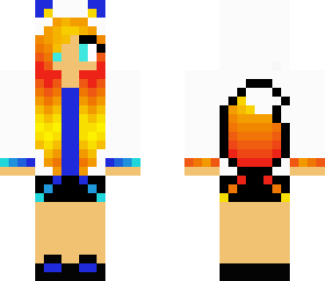 blue orange mix