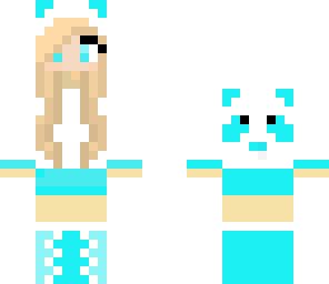 blue panda