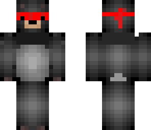 better black ninja bear