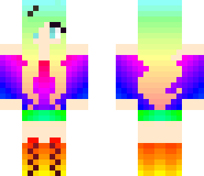 rainbow girl