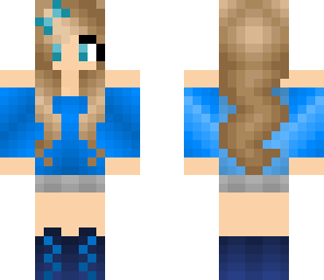 blue girl