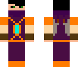 orange and purple heavy ninja