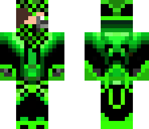 green ninja with grey