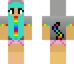 nyan cat girl with 1 more colour