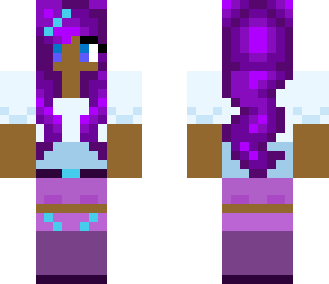 purple-haired girlie