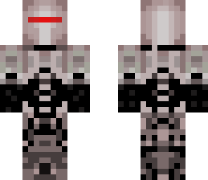 robo-cop with helmet on