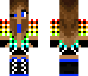 rainbow gamer girl