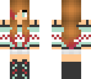 raspberry-dipped hair girl