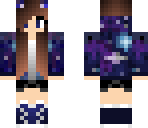 cute edited galaxy girl