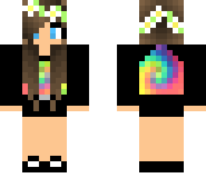 ti-dye- hipster girl