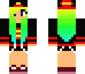 rainbow girl