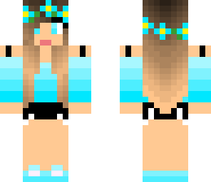 cute blue girl