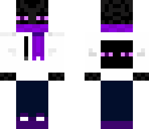 enderman con bufanda