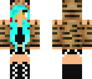 fixed red and blue hair girl