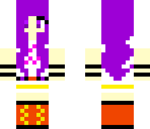 purple human chica