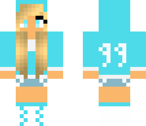 blue girl