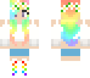 rainbow girl