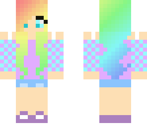 swag gurl in rainbow 