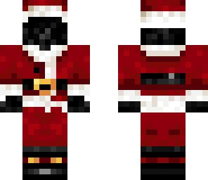 spooky ghoul creepy christmas santa skin