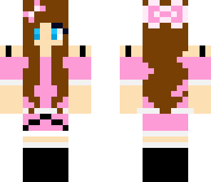 pink santa girl