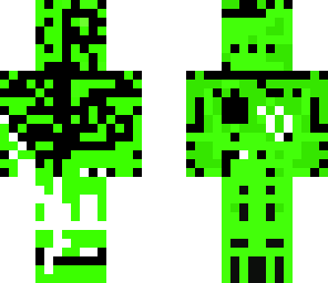 black and green