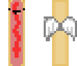 angle hot dog