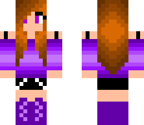purple girl skin