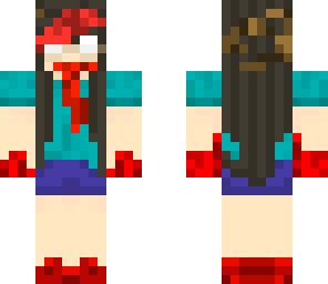 wounded herobrine girl