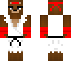 berserkslasher red karate bear