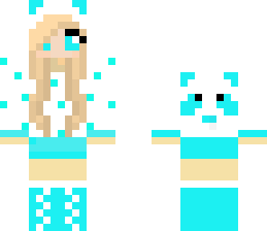 edited panda girl