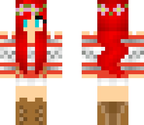 christmassy flower girl