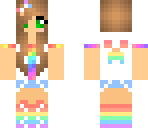 rainbow girl