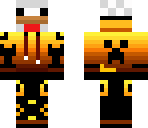 orange hoodie chicken