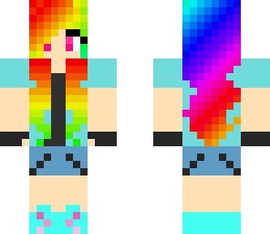 rainbow girl