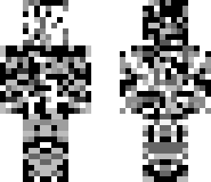 black and white devil