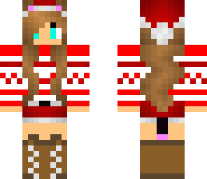 edited cat christmas girl