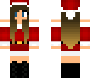 ombre christmas girl