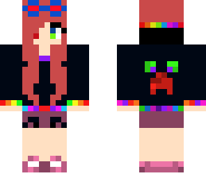 rainbow girl