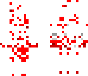 faded away red ghost