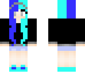 blue hair
