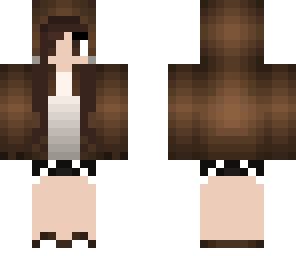 girl bear skin