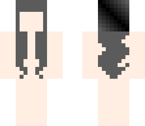 black hair skin base