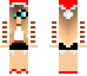 christmas girl with glasses